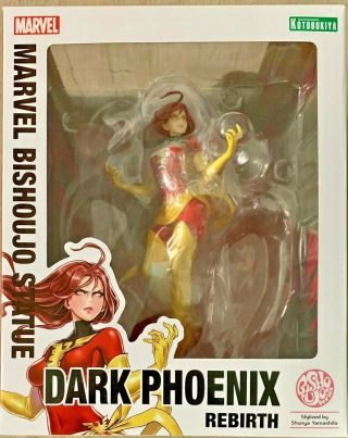 Kotobukiya Marvel Artfx Dark Phoenix Rebirth 1/7 Scale Pre - Painted