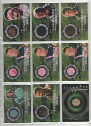 Rittenhouse Stargate Sg1/atlantis Autos/relic Card Selection - Choose From List