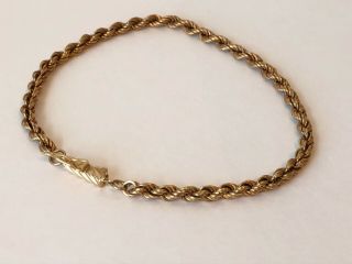 Vintage 14k Karat Gold Bracelet & Taken Care Of