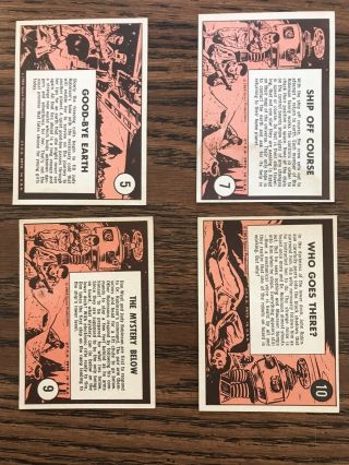 1966 TOPPS LOST IN SPACE (8) Different Trading Cards 2