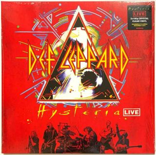 Def Leppard - Hysteria Live [clear Vinyl] Lp Vinyl Record Album [new Sealed]