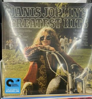 Janis Joplin Greatest Hits Vinyl Lp Piece Of My Heart,  Me And Bobby Mcgee