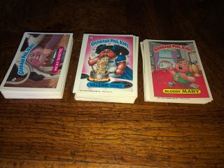 1987 Topps Garbage Pail Kid Series 7.  5 Cards Missing.  23 Series 8 Cards