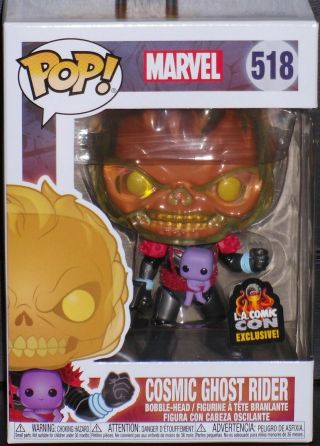 Funko Pop Marvel Cosmic Ghost Rider 518 2019 L.  A.  Comic Convention Exclusive