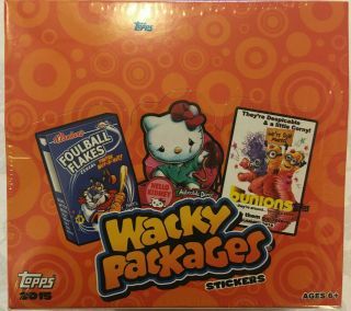 2015 Topps Wacky Packages Ans13 Factory Box 24/10