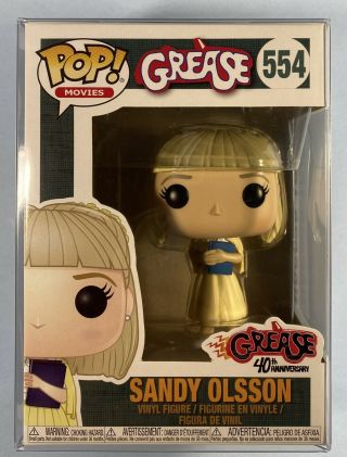 Sandy Olsson 554 Funko Pop Grease 40th Anniversary With Protector