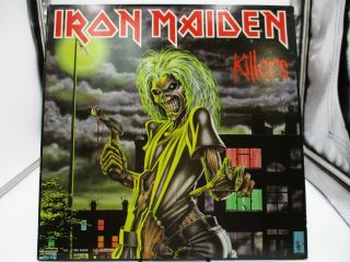 Iron Maiden - Killers - 1981 Vinyl Record Lp - Harvest St - 12141 Vg,  C Vg,