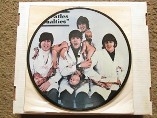The Beatles " Casualties " Promo Only Rarities Picture Disc W/ Butcher Cover