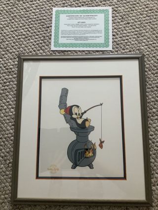 Hot Lunch Serigraph With Chilly Willy - Framed,  Limited Edition With Orig.