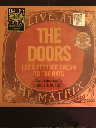 Rsd 2018 The Doors Live At The Matrix Pt.  2 Limited Edition Numbered Vinyl
