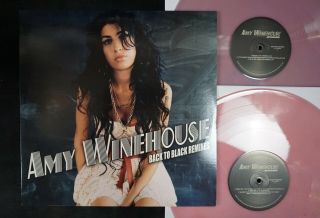 Amy Winehouse Back To Black Remixes Purple Colored Vinyl Lp France/promo