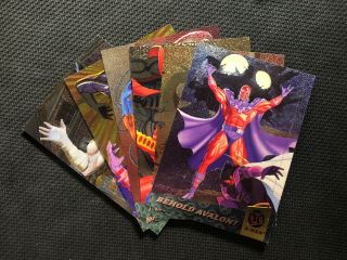 1994 Fleer Ultra X - Men Fatal Attractions Complete (6) Card Set Wolverine/cable,