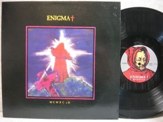 Enigma Mcmxc A.  D 1991 Lp Picture & Lyric W/insert Nm Nm,  Promo