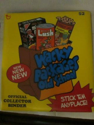 2010 Topps Wacky Packages Old School 2 Yellow Official Collector Binder