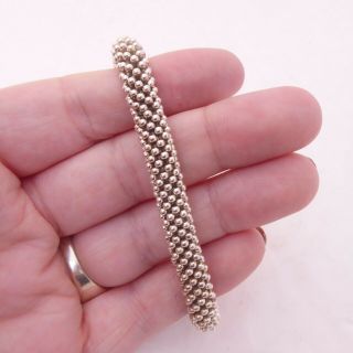 Solid Silver Links Of London Heavy Bracelet,  44.  8 Grams,  925