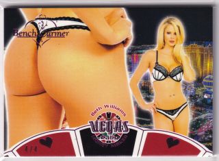 Beth Williams 4/4 2020 Benchwarmer Vegas Butt Card