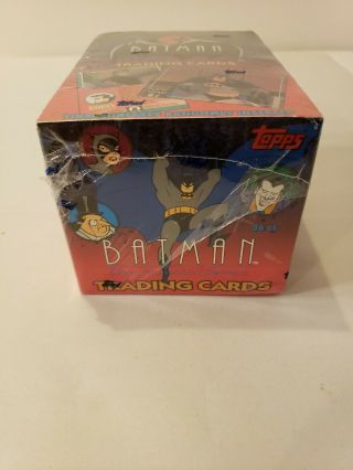 Topps 1993 Batman The Animated Series Trading Cards Factory Box 2