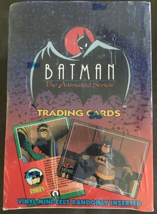 1993 Topps Batman The Animated Series Trading Cards - Factory Box