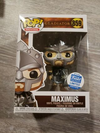 Funko Pop Gladiator 859 Maximus With Helmet (funko Shop Exclusive)