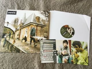 Oasis Some Might Say 12 " Noel Liam Gallagher Rkid73tbox Box Set W Cards