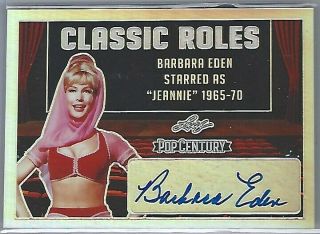 Barbara Eden Autograph 2019 Leaf Pop Century Classic Roles I Dream Of Jeannie
