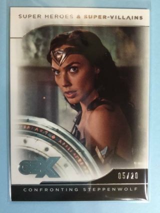 2019 Cryptozoic Czx Heroes & Villains Silver Parallel Wonder Woman 05/20