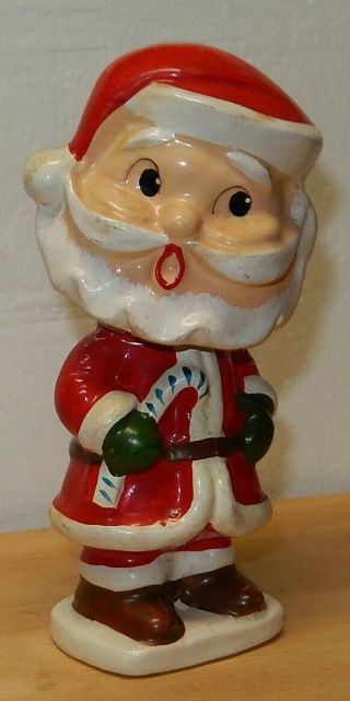 Vintage Collectable Santa Claus Nodder Bobblehead.  Made In Japan