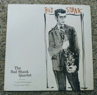 The Bud Shank Quartet W/ Claude Williamson Pacific Jazz 1215 Deep Groove Lp