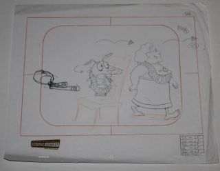Production Drawing - Courage The Cowardly Dog (cn)