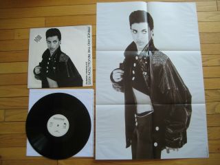 Prince Kiss Uk Limited Edition Poster Extended Maxi 12 Inch Single Vinyl