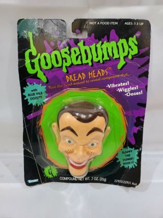 1996 Kenner Goosebumps Dread Heads Slappy The Dummy Book 7 On Card