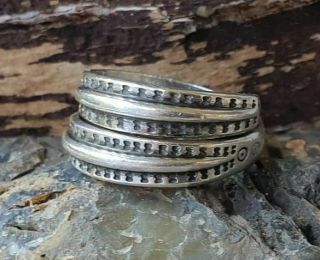 David Andersen Sterling Silver Saga Viking Ring,  Norway/norwegian
