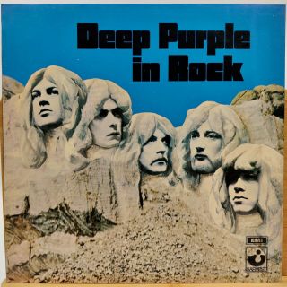 Deep Purple In Rock - 12 " Vinyl Lp - - Harvest Shvl 777 - 1970