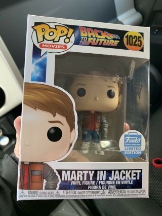 Funko Pop Marty In Loose Jacket 1025 - Back To The Future Funko Shop In Hand