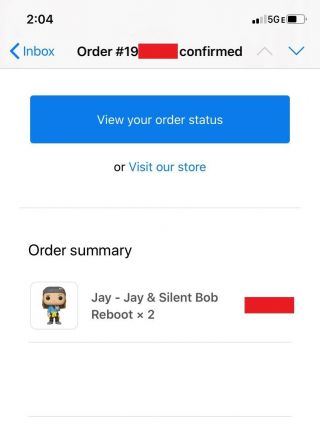Jay Funko Pop - Jay & Silent Bob Reboot - - Confirmed W/ Protector