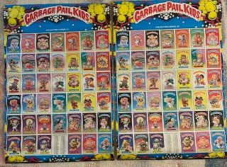Gpk Garbage Pail Kids Posters Series 1 Both 1a And 1b 1985 - Nm