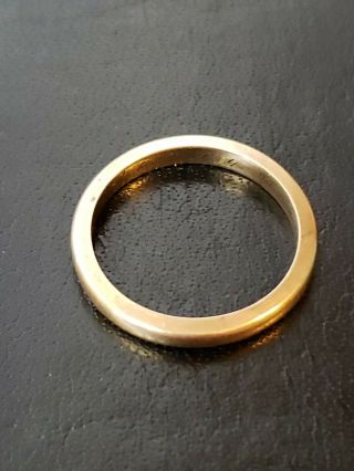 10K Solid Gold Wedding Band Pinky Ring Size 7.  25 Scrap Or Not 3.  1 Grams Scrap 2