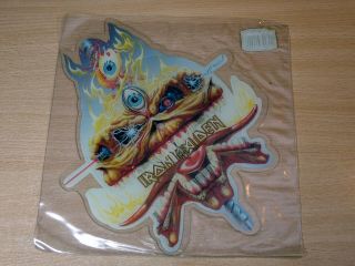 Ex - Iron Maiden/the Clairvoyant/1988 Emi Shaped Picture Disc 12 " Single