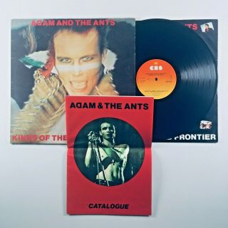 Adam And The Ants Kings Of The Wild Frontier (1980) Lp Album Vinyl A1/b1,  Book
