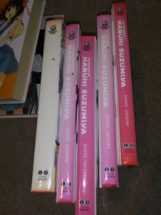 Haruhi Suzumiya Hardcover Novels Complete Series (Faded Spines) 3