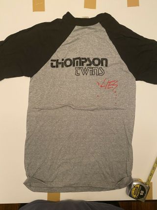 Thompson Twins Tour T - Shirts Lies Medium Only
