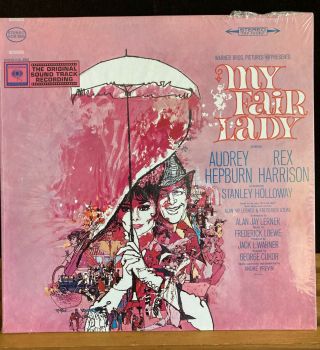 My Fair Lady Soundtrack Vinyl Lp Album Stereo Audrey Hepburn