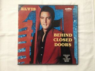 Elvis Presley - Behind Closed Doors Box Set - 1979 Us Audifon 4 X Lp