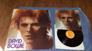 David Bowie Space Oddity 1969 - Uk Early Press - Orange Rca,  Poster - Ex,