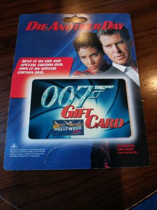 Die Another Day James Bond Collectolible Gift Card