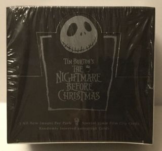 Rare Nightmare Before Christmas Trading Card Box - Burton Auto ? - Box 3