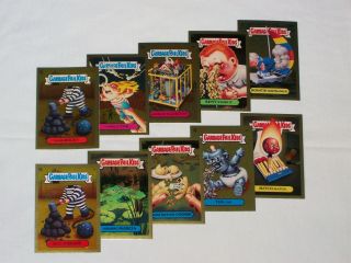 Garbage Pail Kids 2004 All Series 3 Complete Gold Foil Set 50 Cards Nm - Ans3