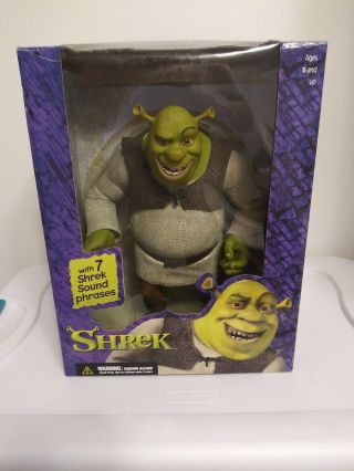 Shrek Mcfarlane 2001 Talking Action Figure With 7 Shrek Sound Phrases