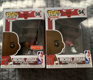 Funko Pop Basketball Michael Jordan 56 Target Exclusive And Michael Jordan 54