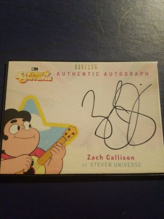 Cryptozoic Steven Universe Zach Callison Steven Universe Autograph Card 035/125